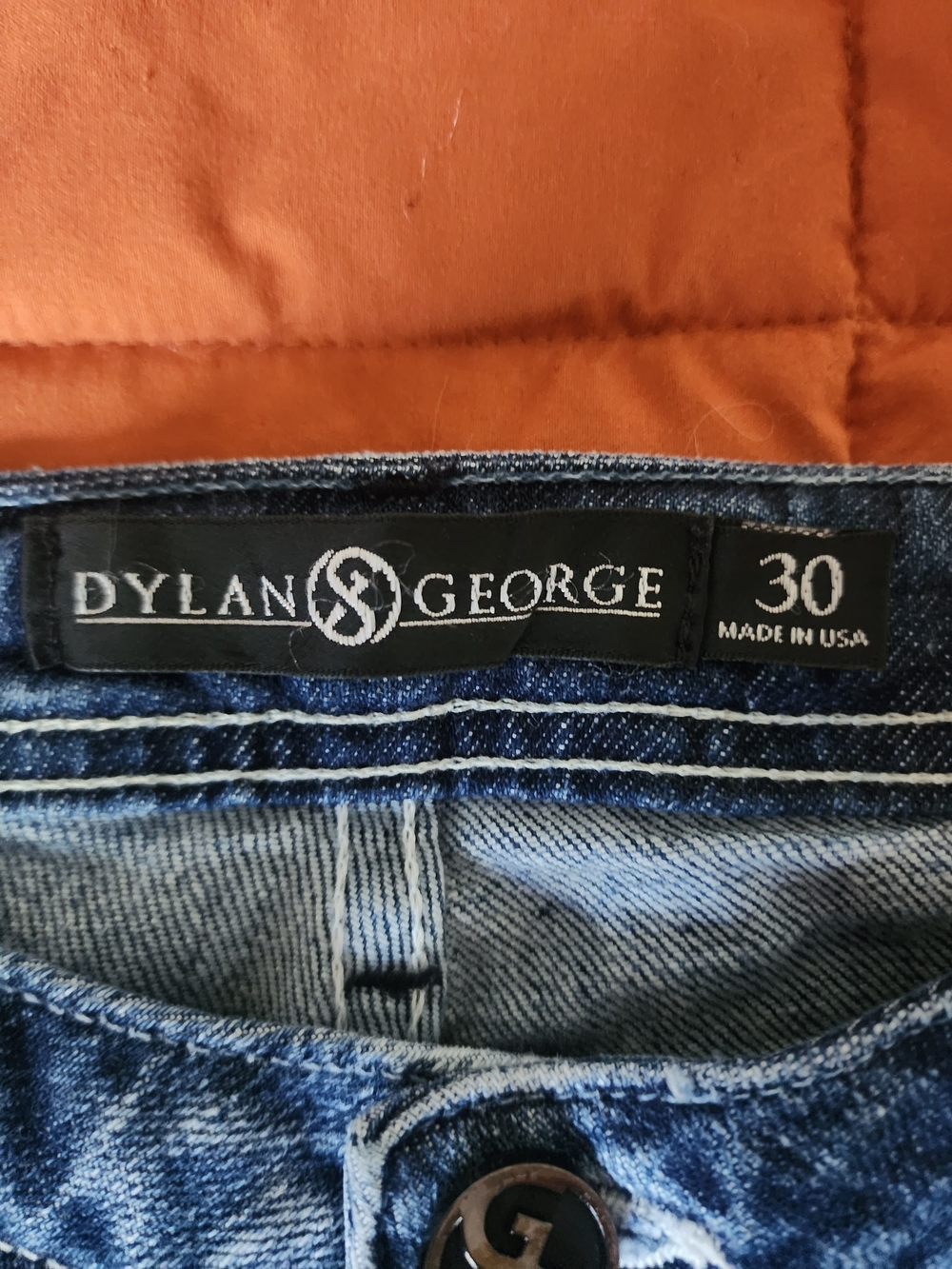 Dylan George Lucy Low Rise Women's Distressed Dark Blue Skinny Jeans - Picture 7 of 8